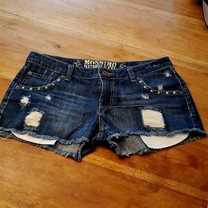 Mossimo denim low waist shorts (pre-owned) size 7